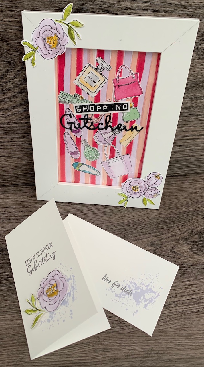 Ein Bilderrahmen Wird Zum Gutschein